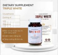 Viên Uống Triple White Hỗ Trợ Trắng Da, Chống Nắng Hộp 50 Viên-1