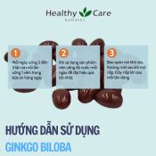 Bổ Não Healthy Care Ginkgo Biloba Úc 2000 Tăng Cường Cải Thiện Trí Nhớ 100 viên-5