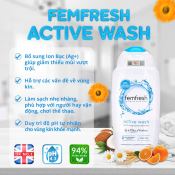 Dung Dịch Vệ Sinh Phụ Nữ Femfresh Dịu Nhẹ, Cân Bằng pH, Ngăn Mùi Ưa Vận Động 250ML-2