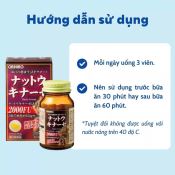Viên Uống Hỗ Trợ Đột Quỵ Orihiro Giúp Tăng Cường Sức Khỏe Tim Mạch 2000Fu 60 Viên-2