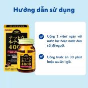 Viên Uống Hỗ Trợ Đột Quỵ Orihiro Giúp Tăng Cường Sức Khỏe Tim Mạch 4000Fu 60 Viên-2