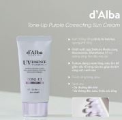 Kem Chống Nắng Dalba Nâng Tông Hiệu Chỉnh Sắc Da 50ml - Tím-1