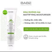 Kem Dưỡng Babe Stop Akn Mattifying Moisturiser Kiềm Dầu, Giảm Mụn 50Ml-1