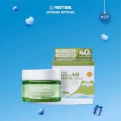 Kem Face Rau Má Prettyskin The Pure Jeju Cica 40 Ceramice Cream Làm Dịu & Phục Hồi Da 52Ml-3
