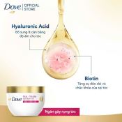 Kem Ủ Tóc Dove Biotin Giảm Gãy Rụng 300ML-1