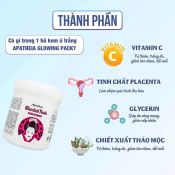 Kem Ủ Body Apatheia Glowing Pack Dưỡng Trắng Hiệu Quả, Da Mịn Màng 500G-2