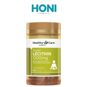 Viên Uống Mầm Đậu Nành Super Lecithin 1200Mg Healthy Care Hỗ Trợ Sức Khỏe và Làm Đẹp 100 Viên-0