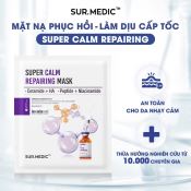 Mặt Nạ Sur. Medic Phục Hồi, Làm Dịu Da SUR.MEDIC Super Calm Repairing Mask Hộp 10 Miếng-1