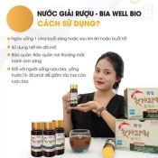 Nước Giải Rượu Bia Wellbio Hỗ Trợ Giải Rượu, Thải Độc Cơ Thể 100ml 1 hộp/10 chai-2