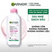 Nước Tẩy Trang Garnier 400Ml Dành Cho Da Nhạy Cảm - Hồng-1