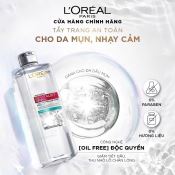 Nước Tẩy Trang Loreal Paris 400ML Làm Sạch Sâu Cho Da Dầu - Trắng-2