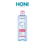 Nước Tẩy Trang Loreal Paris 400ML Dưỡng Ẩm Cho Da Thường, Khô - Hồng-0
