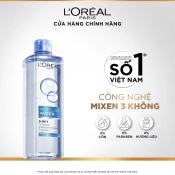 Nước Tẩy Trang Loreal Paris 400ML Tươi Mát Cho Da Dầu, Hỗn Hợp - Xanh Dương Nhạt-1