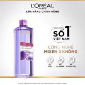 Nước Tẩy Trang Loreal Paris 400ML Căng Mịn Da - Tím-1