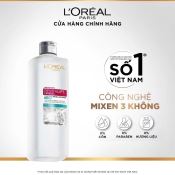 Nước Tẩy Trang Loreal Paris 400ML Làm Sạch Sâu Cho Da Dầu - Trắng-1