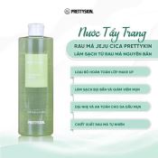 Nước Tẩy Trang Rau Má Prettyskin The Pure Jeju Cica Cleansing Water Làm Sạch & Làm Dịu Da Nhạy Cảm 500Ml-1