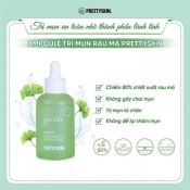 Serum Rau Má Prettyskin The Pure Jeju Cica 80 Ampoule Làm Dịu Da, Phục Hồi Da Mụn 50Ml-3
