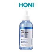 Serum Wellage Real Hyaluronic Blue Ampoule 100 Dưỡng Ẩm Phục Hồi Da Căng Mọng 75ml-0