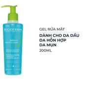Sữa Rửa Mặt Bioderma Sebium Gel Moussant Kiểm Soát Dầu Và Làm Sạch Da 200ML-1