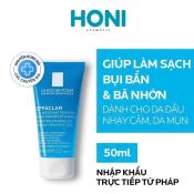 Sữa Rửa Mặt Laroche Posay Effaclar Purifying Foaming Gel Dành Cho Da Dầu, Da Mụn Nhạy Cảm 50ML-0