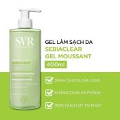 Gel Rửa Mặt Svr Sebiaclear Gel Moussant Không Làm Sạch Dầu Nhờn, Loại Bỏ Tế Bào Chết Cho Da Dầu 400ML-2