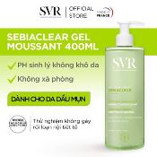 Gel Rửa Mặt Svr Sebiaclear Gel Moussant Không Làm Sạch Dầu Nhờn, Loại Bỏ Tế Bào Chết Cho Da Dầu 400ML-1