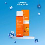 Toner Prettyskin The Pure Jeju Tangerine Vita C Prettyskin Sáng Da, Dưỡng Ẩm, Se Khít Lỗ Chân Lông 250Ml-1
