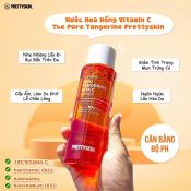 Toner Prettyskin The Pure Jeju Tangerine Vita C Prettyskin Sáng Da, Dưỡng Ẩm, Se Khít Lỗ Chân Lông 250Ml-2
