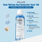 Toner Wellage Real Hyaluronic Toner Cấp Ẩm, Dưỡng Da Căng Mịn 200ml-1