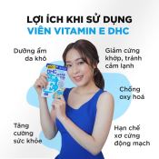 Viên Uống Dhc Vitamin E Chống Oxy Hóa, Làm Sáng Da 60 Ngày 60V-3