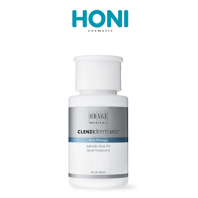 Dung dịch 2% BHA Obagi Clen ziderm MD Pore The Rapy Giúp Giảm Mụn, Dầu Nhờn Tẩy Tế Bào Chết 148ml - LSDM48