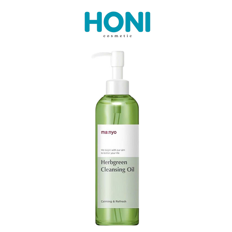 Dầu Tẩy Trang Manyo Pure Cleansing Oil Loại Bỏ Lớp Trang Điểm Đậm Herbgreen Làm Sạch Sâu Và Dịu Da 200Ml - LSDM165