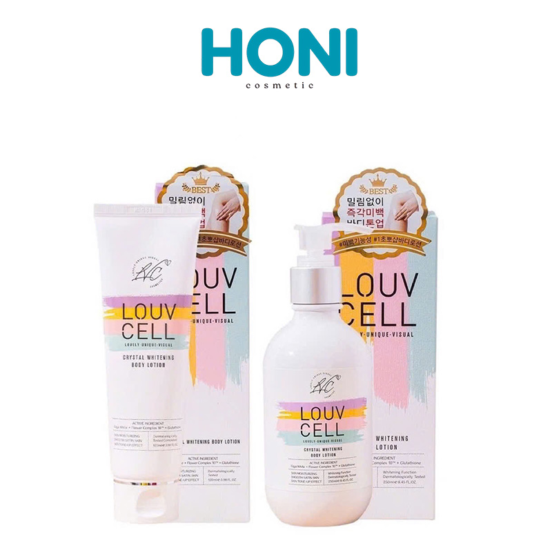 Kem Dưỡng Thể Louv Cell Dưỡng Ẩm, Làm Sáng Da Chai 250Ml - CSBODY79