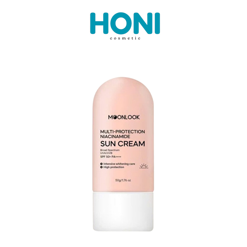 Kem Chống Nắng Dưỡng Trắng Moonlook Multi Protection Niacinamide Sun Cream SPF 50+ PA++++ 50g - CN39