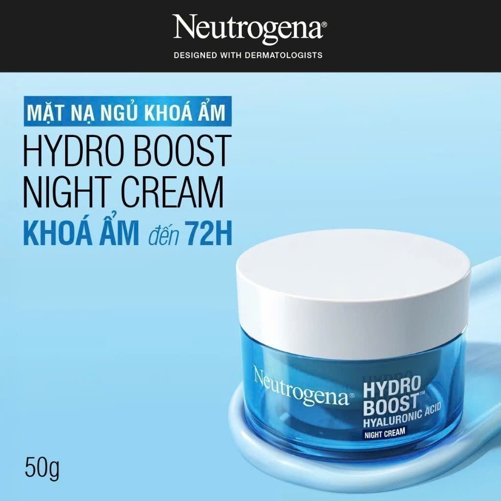 Kem Dưỡng Ẩm Neutrogena Hydro Boost Hyaluronic Acid Night Cream - KF71