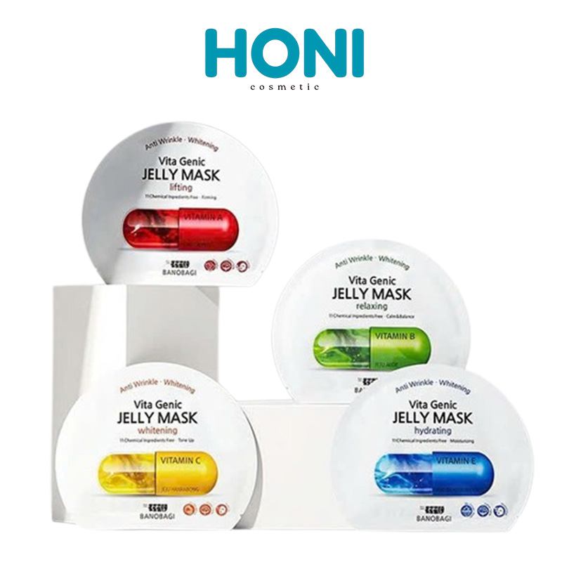 Mặt Nạ Bnbg Vita Genic Jelly Mask Dưỡng Ẩm, Sáng Da Lifting Hộp 10M - MNFACE142