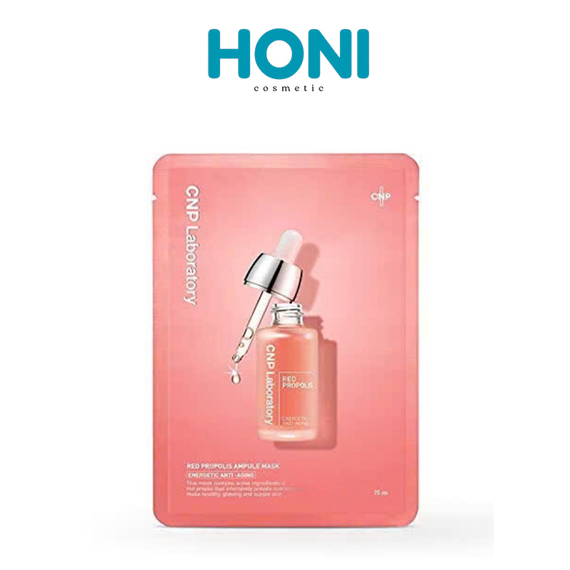 Mặt Nạ Keo Ong Cnp Laboratory Ampoule Mask Hộp 10 Miếng Chống Lão Hoá, Nâng Cơ, Giảm Nhăn - MNFACE190