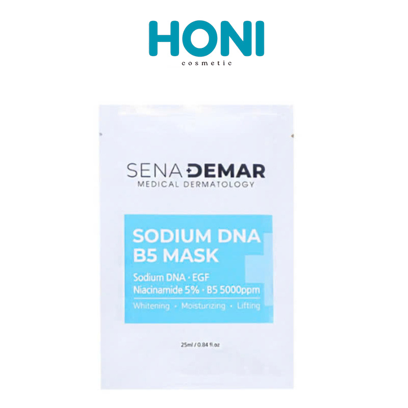 Mặt Nạ Sena Demar Sodium Dna B5 Mask Phục Hồi & Cấp Ẩm Chuyên Sâu Hộp 10 Miếng - MNFACE83