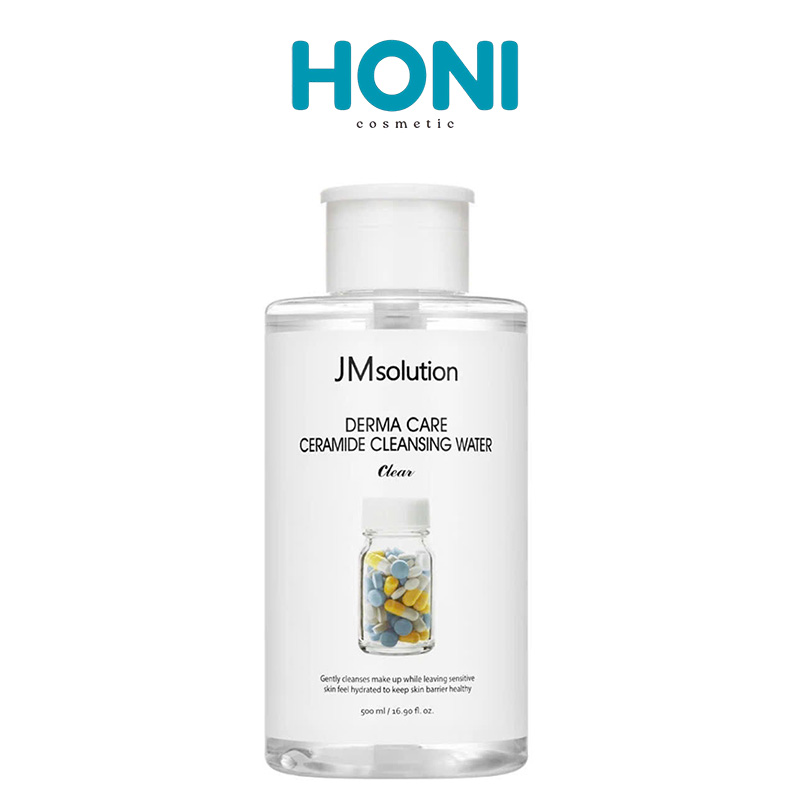 Nước Tẩy Trang Jmsolution 500ML Derma Care Ceramide da thường, da khô, nhạy cảm - LSDM162