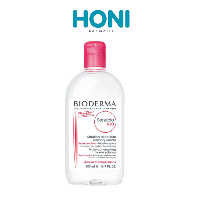 Nước Tẩy Trang Bioderma Giúp Làm Sạch Da Và Loại Bỏ Lớp Trang Điểm Sensibio H2O Da Nhạy Cảm 500Ml - LSDM87