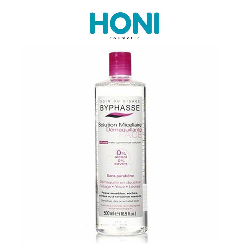 Nước Tẩy Trang Byphase Solution Micellaire Làm Sạch Dịu Nhẹ Da Thường  và Da Khô 500Ml - LSDM36