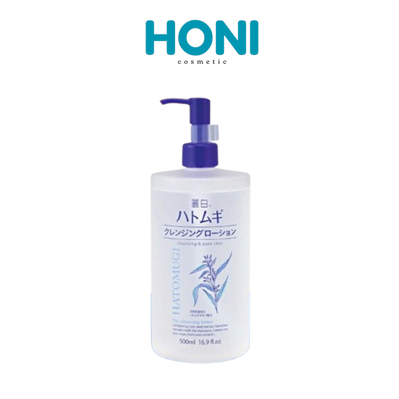 Tẩy Trang Hatomugi Ý Dĩ Hỗ Trợ Dưỡng Ẩm, Sáng Da 500Ml Nước - LSDM167