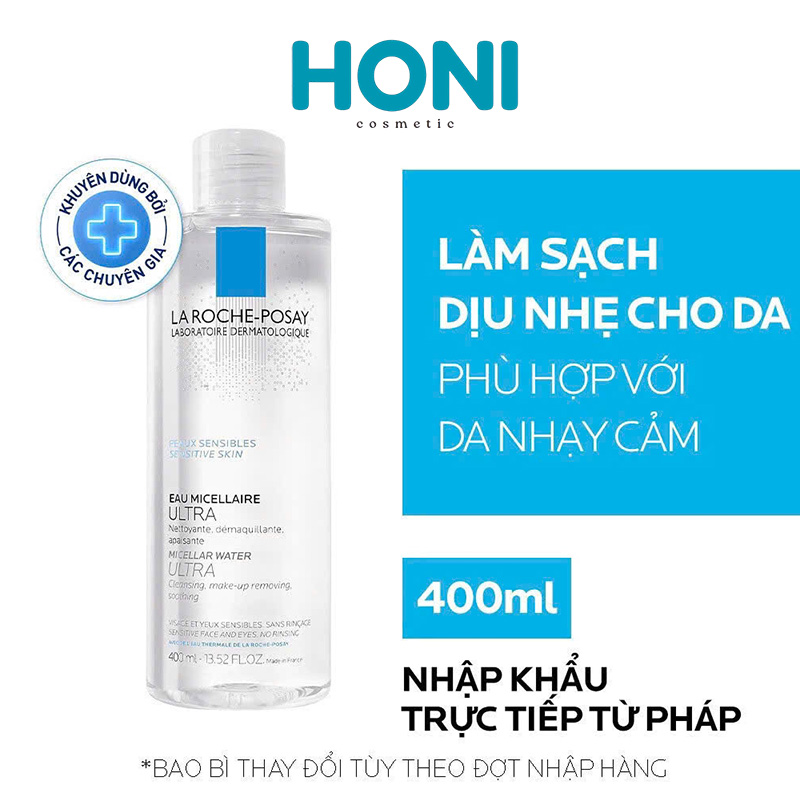 Nước Tẩy Trang Laroche Posay Micellar Water Ultra Sensitive Skin Da Nhạy Cảm 400Ml - LSDM90