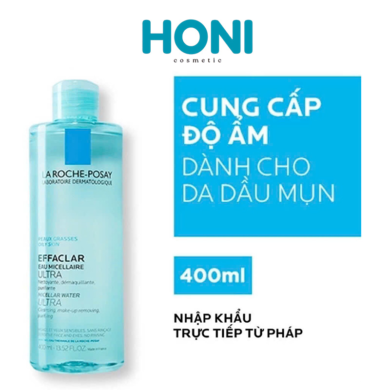 Nước Tẩy Trang Laroche Posay Micellar Water Ultra Oily Skin Da Dầu Mụn 400Ml - LSDM91