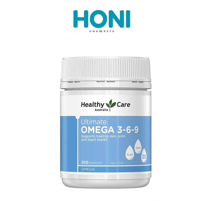 Viên Uống Healthy Care Ultimate Omega369 Ultimate Hỗ Trợ Tim Mạch Và Huyết Áp 200 Viên - HTLĐ30