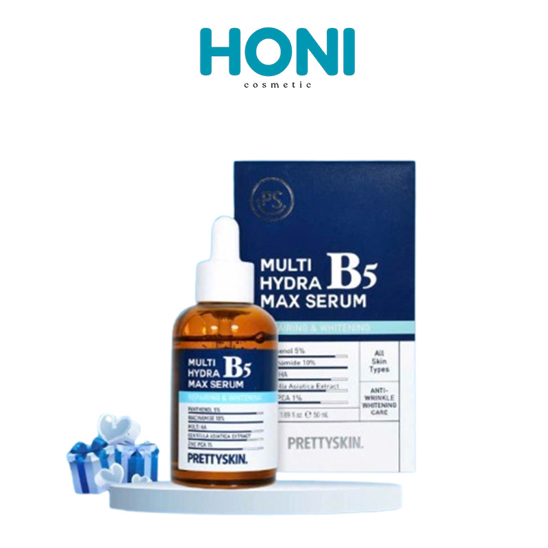 Serum Prettyskin Hydra B5 Max Serum Phục Hồi Dưỡng Trắng Da 50Ml Da Dầu - DDFACE192