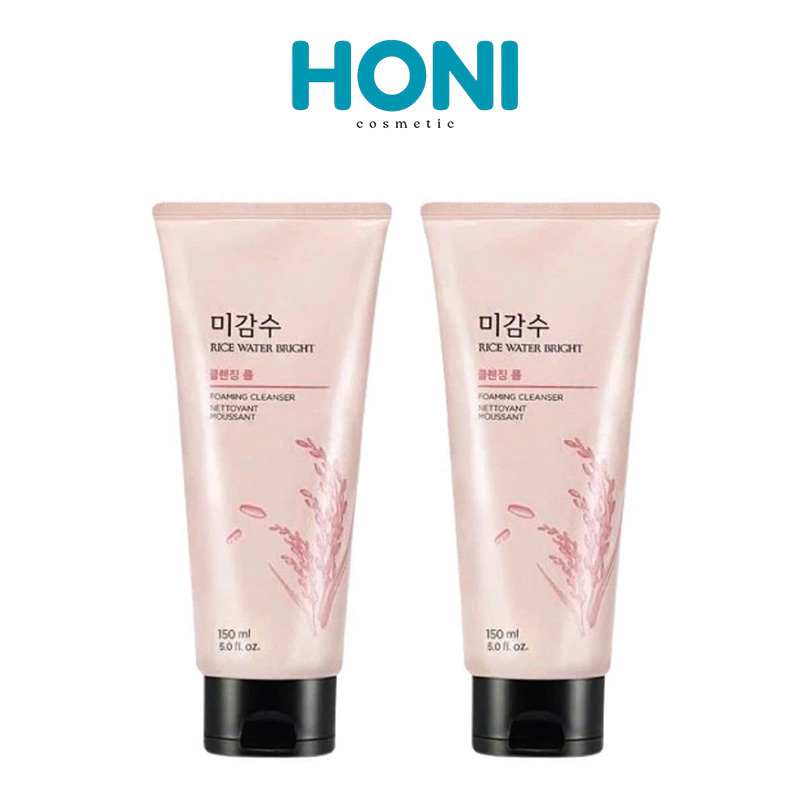 Sữa Rửa Mặt Gạo The Face Shop Rice Water Bright Cleansing Foam Sạch Sâu, Dưỡng Sáng Da150Ml - LSDM114