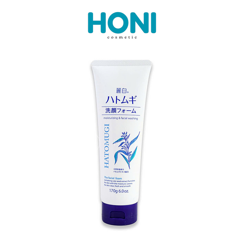 Sữa Rửa Mặt Hatomugi Ý Dĩ Hỗ Trợ Dưỡng Ẩm, Sáng Da 170g - LSDM57