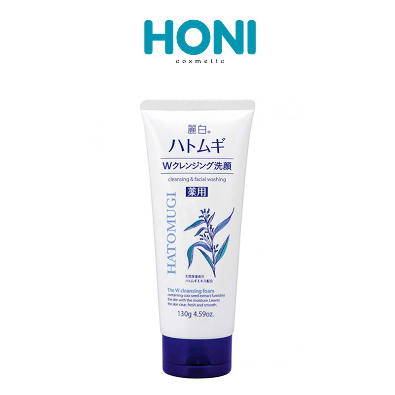 Sữa Rửa Mặt Hatomugi Ý Dĩ Hỗ Trợ Dưỡng Ẩm, Sáng Da 130g - LSDM56