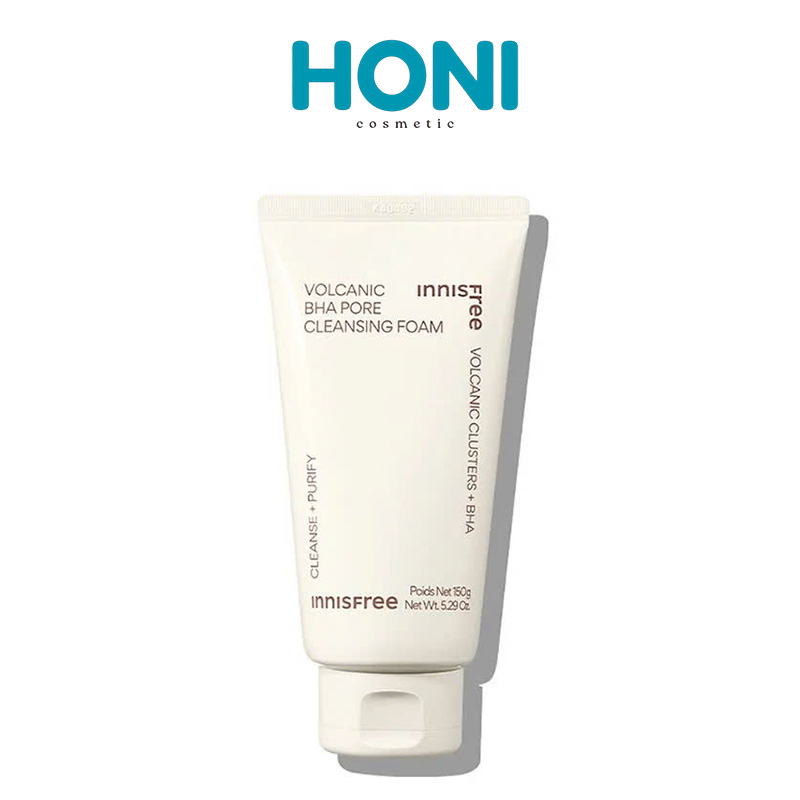 Sữa rửa mặt Innisfree Volcanic BHA Pore Cleansing Foam Từ Tro Núi Lửa Thu Nhỏ Lỗ Chân Lông 150g - LSDM175